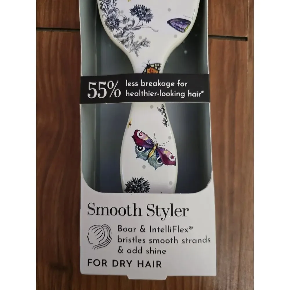 MacKenzie Childs x Wet Brush Target Detangler Butterfly Toile for Dry Hair New
